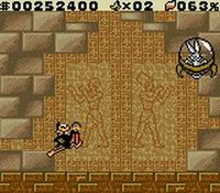 une photo d'Ã©cran de Daffy Duck - Un Tresor de Canard sur Nintendo Game Boy Color